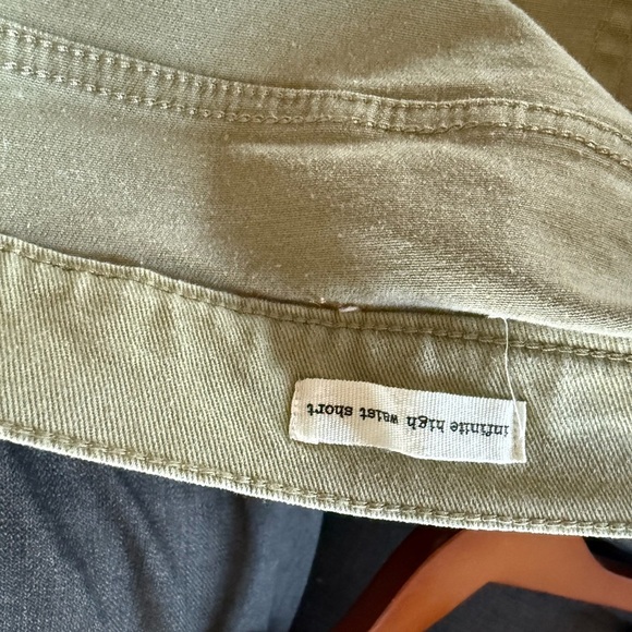 Jessica Simpson|Olive pastel denim shorts,infinite high waist short, NWT•••22W - Picture 10 of 15